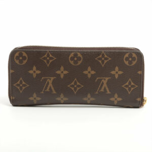 LV Monogram Wallet Clemence Rose Ballerine