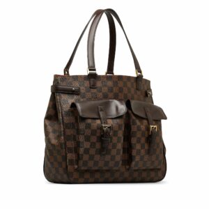 Brown LV Damier Ebene Uzes Tote Bag