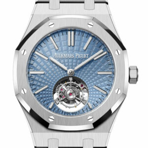 Audemars Piguet Royal Oak 41 Flying Tourbillon Light Blue Dial Platinum 26530PT.OO.1220PT.01