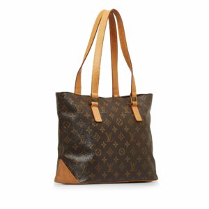 Brown LV Monogram Cabas Piano Tote Bag