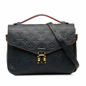 Blue LV Monogram Empreinte Pochette Metis