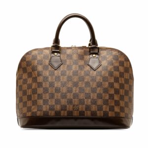 Brown LV Damier Ebene Alma MM Handbag