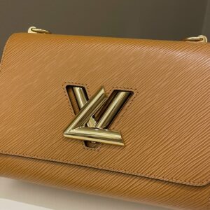 LV Twist MM Bag Gold Miel Epi Leather