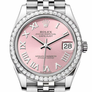 Datejust 31 Pink Roman Dial Jubilee Ladies Watch 278384RBR 278384RBR-0024