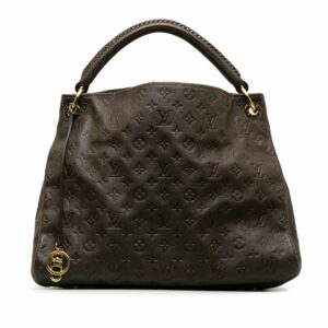 Brown LV Monogram Empreinte Artsy MM Hobo Bag