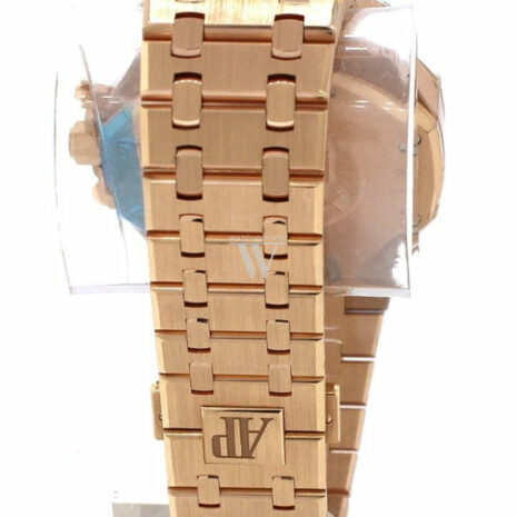 Audemars Piguet Royal Oak Chronograph Black Dial Watches 18Kt Pink Gold 26320Or.oo.1220Or.01 Watch