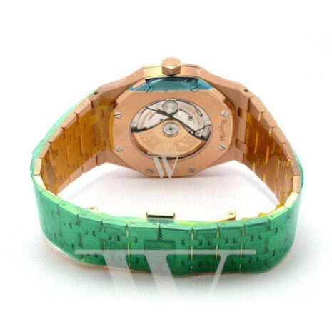 Audemars Piguet Royal Oak Self Winding 41Mm Pink Gold Watch 15400Or.oo.1220Or.02