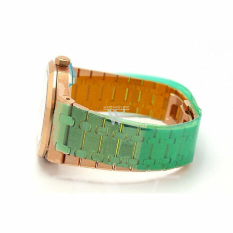 Audemars Piguet Royal Oak Self Winding 41Mm Pink Gold Watch 15400Or.oo.1220Or.02