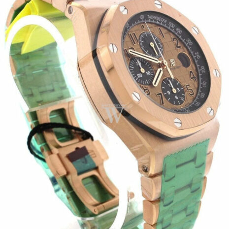 Audemars Piguet Royal Oak Offshore Chronograph Pink Gold Dial 18Kt Mens Watch 26470Or.oo.1000Or.01