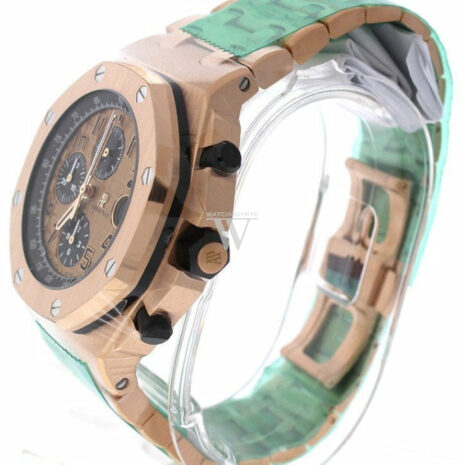 Audemars Piguet Royal Oak Offshore Chronograph Pink Gold Dial 18Kt Mens Watch 26470Or.oo.1000Or.01