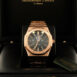 Audemars Piguet Royal Oak Selfwinding Automatic Blue Dial 18Kt Pink Gold Mens Watch