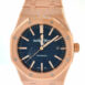 Audemars Piguet Royal Oak Selfwinding Automatic Blue Dial 18Kt Pink Gold Mens Watch