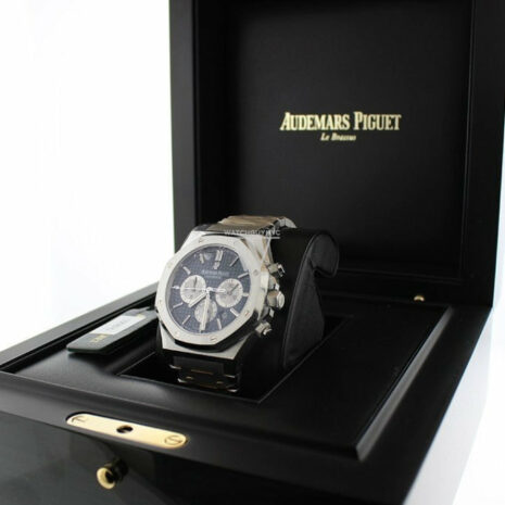Audemars Piguet Royal Oak Chronograph 41Mm Blue Dial Stainless Steel Watch 26331St.oo.1220St.01