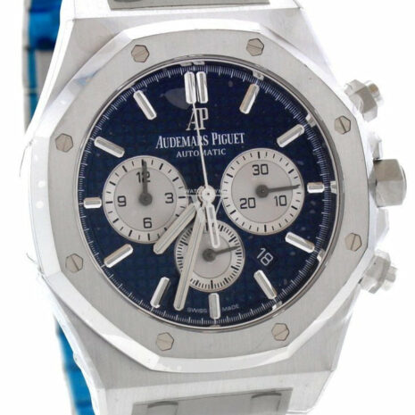 Audemars Piguet Royal Oak Chronograph 41Mm Blue Dial Stainless Steel Watch 26331St.oo.1220St.01