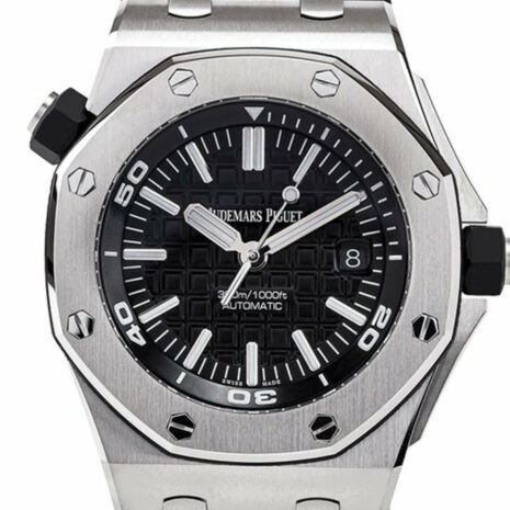 Audemars Piguet Royal Oak Offshore Diver Black Dial Rubber Mens Watch 15710St.oo.a002Ca.01 / None