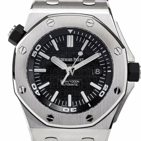 Audemars Piguet Royal Oak Offshore Diver Black Dial Rubber Mens Watch 15710St.oo.a002Ca.01 / None