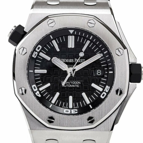 Audemars Piguet Royal Oak Offshore Diver Black Dial Rubber Mens Watch 15710St.oo.a002Ca.01