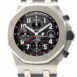 Audemars Piguet Royal Oak Offshore Vampire Black Dial Alligator Leather Mens Watch