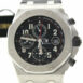 Audemars Piguet Royal Oak Offshore Vampire Black Dial Alligator Leather Mens Watch