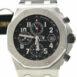 Audemars Piguet Royal Oak Offshore Vampire Black Dial Alligator Leather Mens Watch
