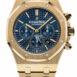 Audemars Piguet Royal Oak Blue Dial 18Ct Yellow Gold Mens Watch 26320Ba.oo.1220Ba.02