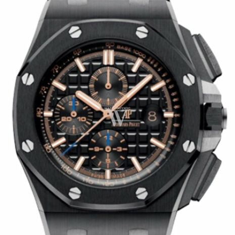 Audemars Piguet Royal Oak Offshore Black Chronograph Dial Ceramic Watch 26405Ce.oo.a002Ca.02