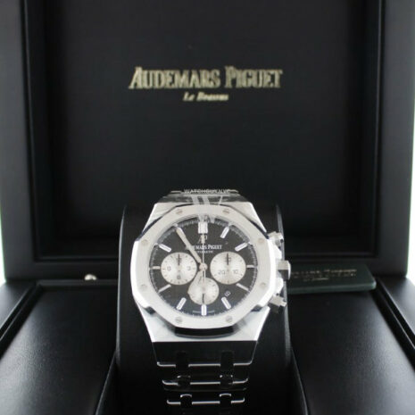 Audemars Piguet Royal Oak 41Mm Black Dial Stainless Steel Bracelet Mens Watch 26331St.oo.1220St.02
