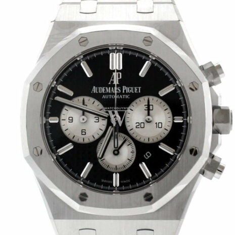 Audemars Piguet Royal Oak 41Mm Black Dial Stainless Steel Bracelet Mens Watch 26331St.oo.1220St.02