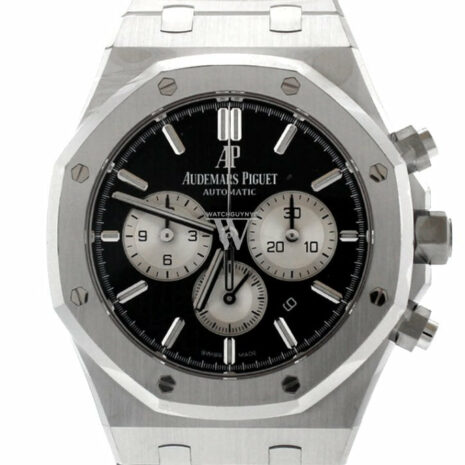 Audemars Piguet Royal Oak 41Mm Black Dial Stainless Steel Bracelet Mens Watch 26331St.oo.1220St.02