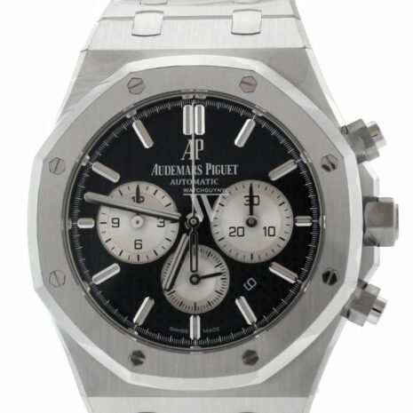 Audemars Piguet Royal Oak 41Mm Black Dial Stainless Steel Bracelet Mens Watch 26331St.oo.1220St.02