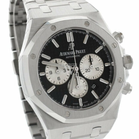 Audemars Piguet Royal Oak 41Mm Black Dial Stainless Steel Bracelet Mens Watch 26331St.oo.1220St.02