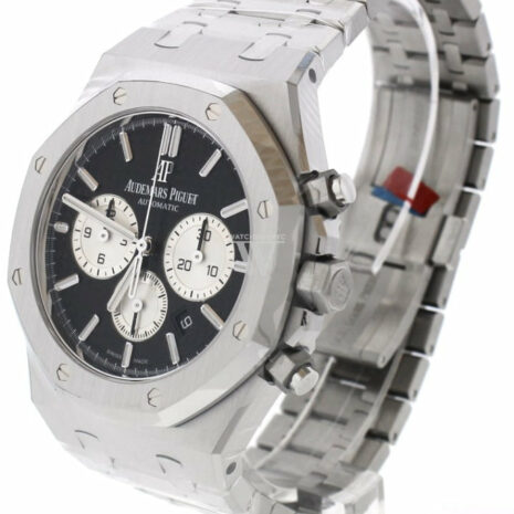 Audemars Piguet Royal Oak 41Mm Black Dial Stainless Steel Bracelet Mens Watch 26331St.oo.1220St.02