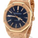 Audemars Piguet Royal Oak Selfwinding Automatic Blue Dial 18Kt Pink Gold Mens Watch