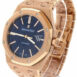 Audemars Piguet Royal Oak Selfwinding Automatic Blue Dial 18Kt Pink Gold Mens Watch