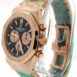 Audemars Piguet Royal Oak Blue Grande Tapisserie Dial Mens 18K Rose Gold Watch 26331Or.oo.1220Or.01