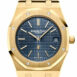 Audemars Piguet Royal Oak 39Mm Blue Dial With Petite Tapisserie Pattern 18K Yellow Gold Extra-Thin