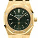 Audemars Piguet Royal Oak 39Mm Green Dial Extra-Thin Automatic Mens 18K Yellow Gold Watch