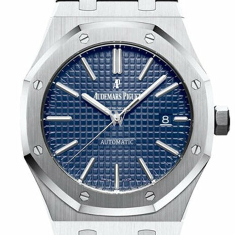Audemars Piguet Royal Oak 41Mm Blue Dial Stainless Steel Bracelet Mens Watch 15400St.oo.1220St.03