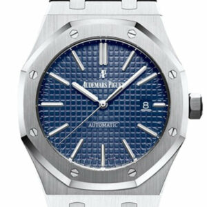 Audemars Piguet Royal Oak 41Mm Blue Dial Stainless Steel Bracelet Mens Watch 15400St.oo.1220St.03