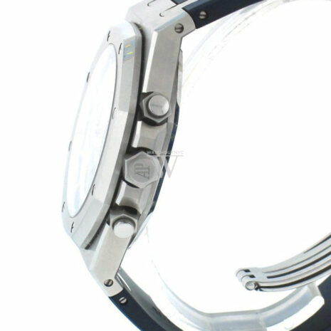 Audemars Piguet Limited Edition Royal Oak Silver Dial Rubber Chronograph Mens Watch