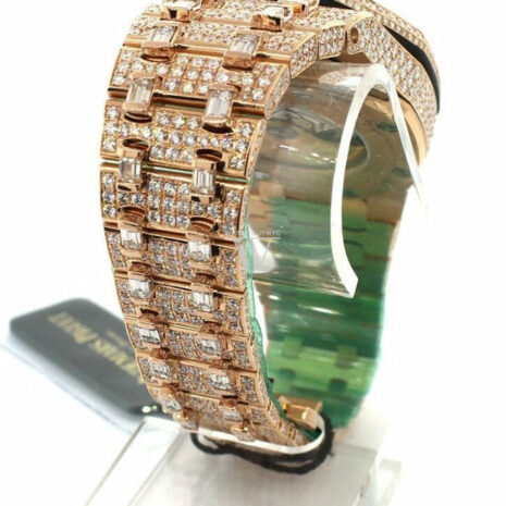 Audemars Piguet Custom Diamonds Royal Oak Offshore Chronograph Mens Watch 26470Or.oo.1000Or.01