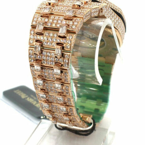Audemars Piguet Custom Diamonds Royal Oak Offshore Chronograph Mens Watch 26470Or.oo.1000Or.01
