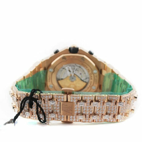 Audemars Piguet Custom Diamonds Royal Oak Offshore Chronograph Mens Watch 26470Or.oo.1000Or.01