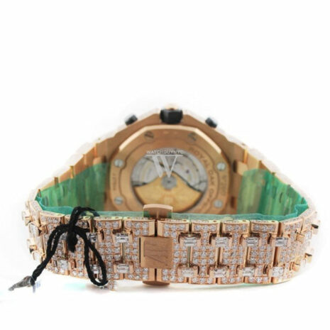 Audemars Piguet Custom Diamonds Royal Oak Offshore Chronograph Mens Watch 26470Or.oo.1000Or.01