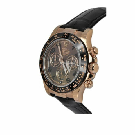  Cosmograph Daytona 40 Chocolate Dial 18K Rose Gold Mens Watch 116515
