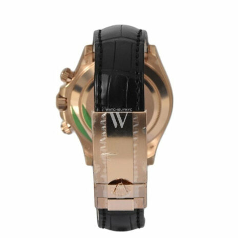  Cosmograph Daytona 40 Chocolate Dial 18K Rose Gold Mens Watch 116515