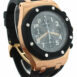 Audemars Piguet Royal Oak Offshore Black Dial 18Kt Rose Gold Rubber Chronograph Mens Watch