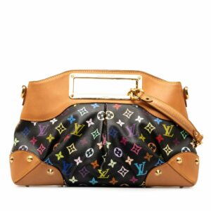 Black LV Monogram Multicolore Judy MM Satchel