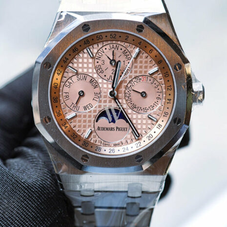 Audemars Piguet Royal Oak 41 Perpetual Calendar Salmon Dial Titanium 26615TI.OO.1220TI.01 DCM