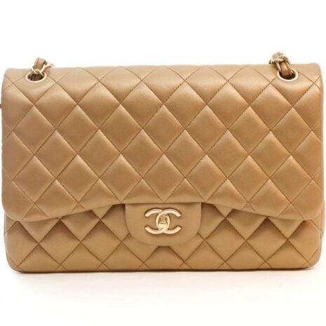 12381ChanelMetallicBronzeJumboClassicwBGH_9_750_2